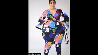 Plus Size Sexy Lingerie Fashion Model Try On #plussize #lingerie #curvy