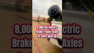 8,000 lbs Electric Brake Trailer Axles In store pick up.