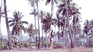 Heat Up the Beach: Bikini Modeling to Ed Sheeran's 'Bam Bam' Beat | Bikinis Modeling-Alexara