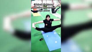 Unlock tightness effective leg stretch yoga poses #newvideo #yogaexercises #weightloss