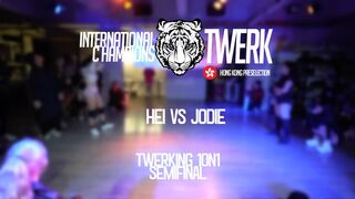 Hei vs Jodie｜1on1 Twerk Battle Semifinal｜International Twerk Champions Hong Kong Preselection 2024