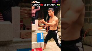 China vs India #shorts #viral #fitness #yoga #strong #gym #martialarts #power #fight #karate #tbt
