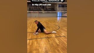 Volleyball Warmup Mobilisation & Stretching #shorts #volleyball