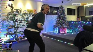 xQc learning how to twerk in light of Twitch's new TOS changes