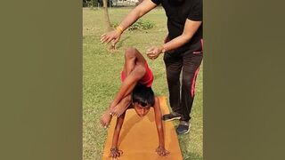 TONIKBYAMAGARGROUP ACRO YOGA #trending #yoga #viral #india #video #shorts