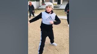Little Ninja During A Stretching Kick|FS NINJA ACADEMY|