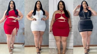 Plus size elegant outfits, plus size try on haul ????