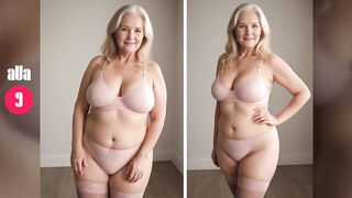 Natural Older Woman Attractively Dressed ???? Beauty Lingerie Collection by aVa ► 3