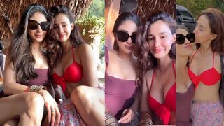 Mouni Roy And Disha Patani HAVING FUN on Beach in Bikinis | Hard to Decide Who is More Hot