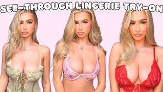 See-Through Lingerie Try On Haul | Transparent Lingerie and Clothes