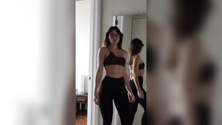 Sizzling Try-On: Unveiling Lingerie, Bikinis, and G-String Glam! Unique Leggings