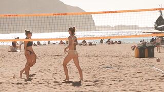 ???????? Bikinis beachvolleyball at tenerife spain