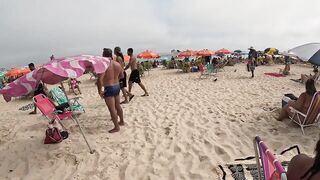 ???????? Leblon Beach | Rio de Janeiro, Brazil beach walk | Bikini Beach 2023 | 4K ep 15