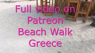 BEACH WALK GREECE????️BOLIVAR BEACH????️bikini????️greece