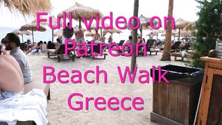 BEACH WALK GREECE????️BOLIVAR BEACH????️bikini????️greece