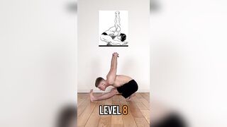 Manganime poses level 1 - 10 ???? #flexibility #yoga #mobility #workout #amazing #anime #onepiece #wtf