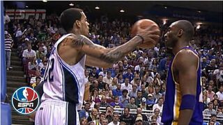 Kobe Bryant doesn't flinch when Matt Barnes fakes pass at his face | NBA Highlights