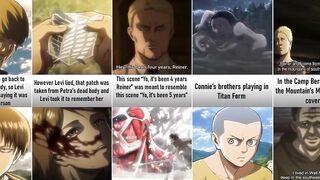 Small Details you Missed in Attack on Titan Part 5 I Anime Senpai Comparisons