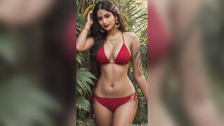 Indian models in bikinis | AI Art Lookbook | AI Beauty and Art