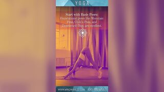 YOGA For Beginners. #yoga #yogaforbeginners #motivation #youtubeshorts #awakenyourmind #love