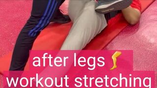 after legs workout stretching ????legs stretching for beginners
