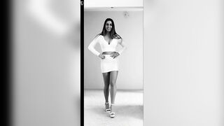Sexy Latex Fashion Shiny Short Skirts Lingerie - (Short) Dance Music Video