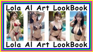 Lola AI Art LookBook - Bikinis & Swimsuits