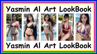 Yasmin AI Art LookBook - Bikinis & Swimsuits