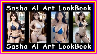 Sasha AI Art LookBook - Bikinis & Swimsuits