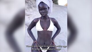 Benefits of dark pigment beautiful thick black girls in bikinis #BlackGirlMagic #MelaninQueens