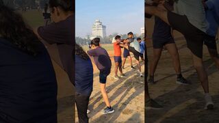 stretching exercise ????#stretching #exercise #pair #viralvideo #running #run #motivation #army
