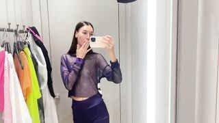 4K Transparent Try on Haul with MAriya See through clothes