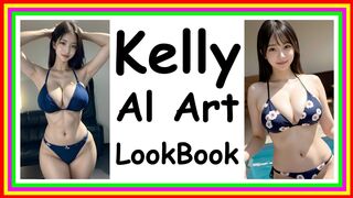 Kelly AI Art LookBook - Bikinis & Swimsuits