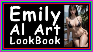 Emily AI Art LookBook - Bikinis & Swimsuits