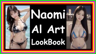 Naomi AI Art LookBook - Bikinis & Swimsuits
