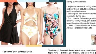 The Best 12 Swimsuit Deals You Can Score Online Right Now — Bikinis, One-Pieces, and More from $17