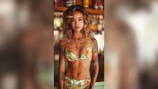 AI Lookbook | Models in Colorful Bikinis????????