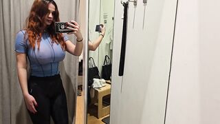Transparent Clothing Try on Haul with Angelina | Sheer Tops