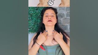 ???????? one yoga for reduce neck wrinkles, anti-aging yoga, glowing skin, skin tight try it ????#shorts