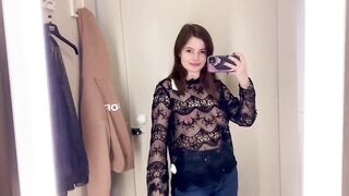 Try On Haul See through Clothes and Fully Transparent Women Lingerie Very revealing!????????