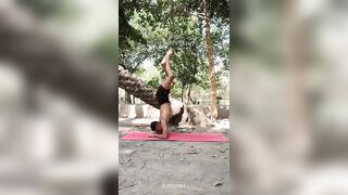 Forearm balancing | karandavasana #yoga #shorts #youtubeshorts #viral