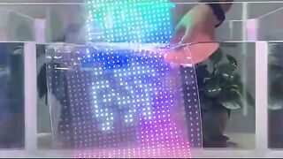 Transparent Flexible LED Film Indoor and Outdoor Display