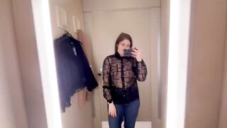 See-Through Try On Haul | Transparent Lingerie and Clothes | Try-On Haul At The Mall #haul #lingerie