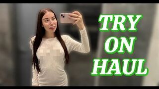 [4K] Transparent Lingerie and Clothes | See-Through Try On Haul Victory's