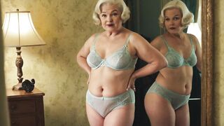 Sexy Mature Woman in Panties, Bra, Lingerie, Bikini 2024 - Granny Panties - Over 50 Lingerie 2024