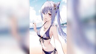 Hot, sexy, beautiful, gorgeous, cute, and sexy anime girls in there bikinis as super models
