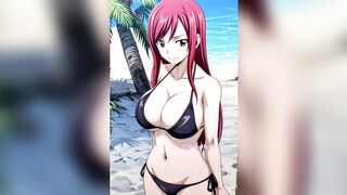 Hot, sexy, beautiful, gorgeous, cute, and sexy anime girls in there bikinis as super models