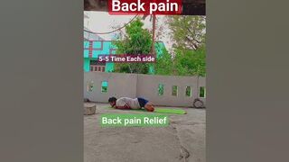 Back pain Relief#yoga#back pain#stretching