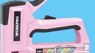 ???? WORKPRO Pink Staple Gun | Best Staple Gun for Canvas Stretching ????️