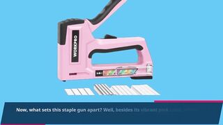 ???? WORKPRO Pink Staple Gun | Best Staple Gun for Canvas Stretching ????️